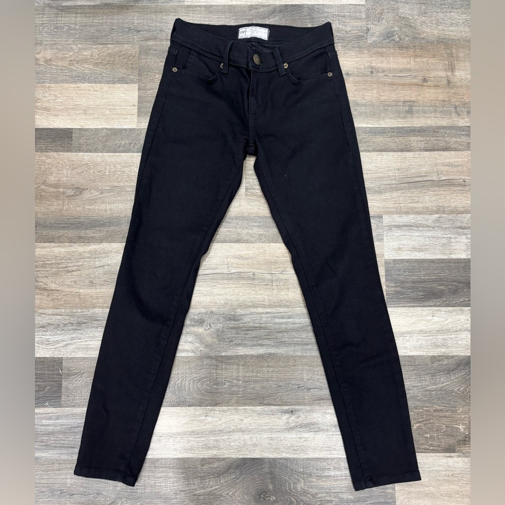 Free People Black Denim Jeans